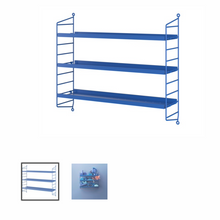 Lade das Bild in den Galerie-Viewer, String Pocket Regal - Wandregal - Metallversion