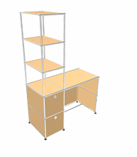 Lade das Bild in den Galerie-Viewer, USM Homeoffice mit Regal