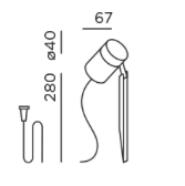 Lade das Bild in den Galerie-Viewer, PIEK Gartenleuchte mit Solarpanel von IP44