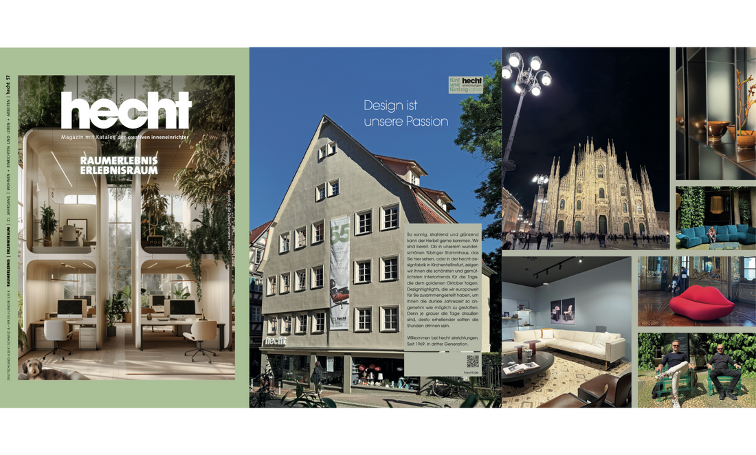 Unser neues hecht Wohn Magazin eingetroffen