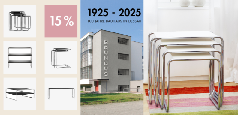 Aktion auf Beistelltische von Thonet