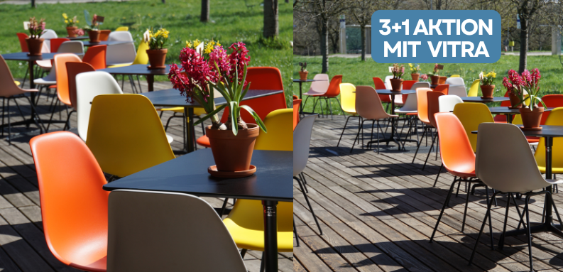 3+1 Stuhl Aktion mit Vitra
