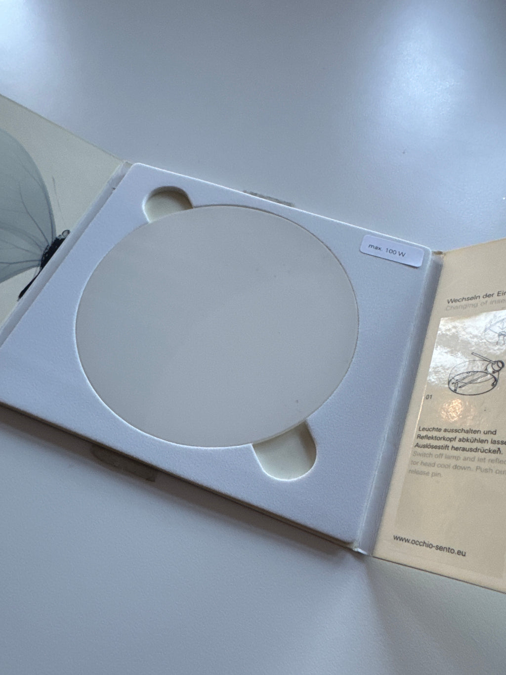 Ersatz Glas für Occhio Sento Kopf Halogen Sonderpreis