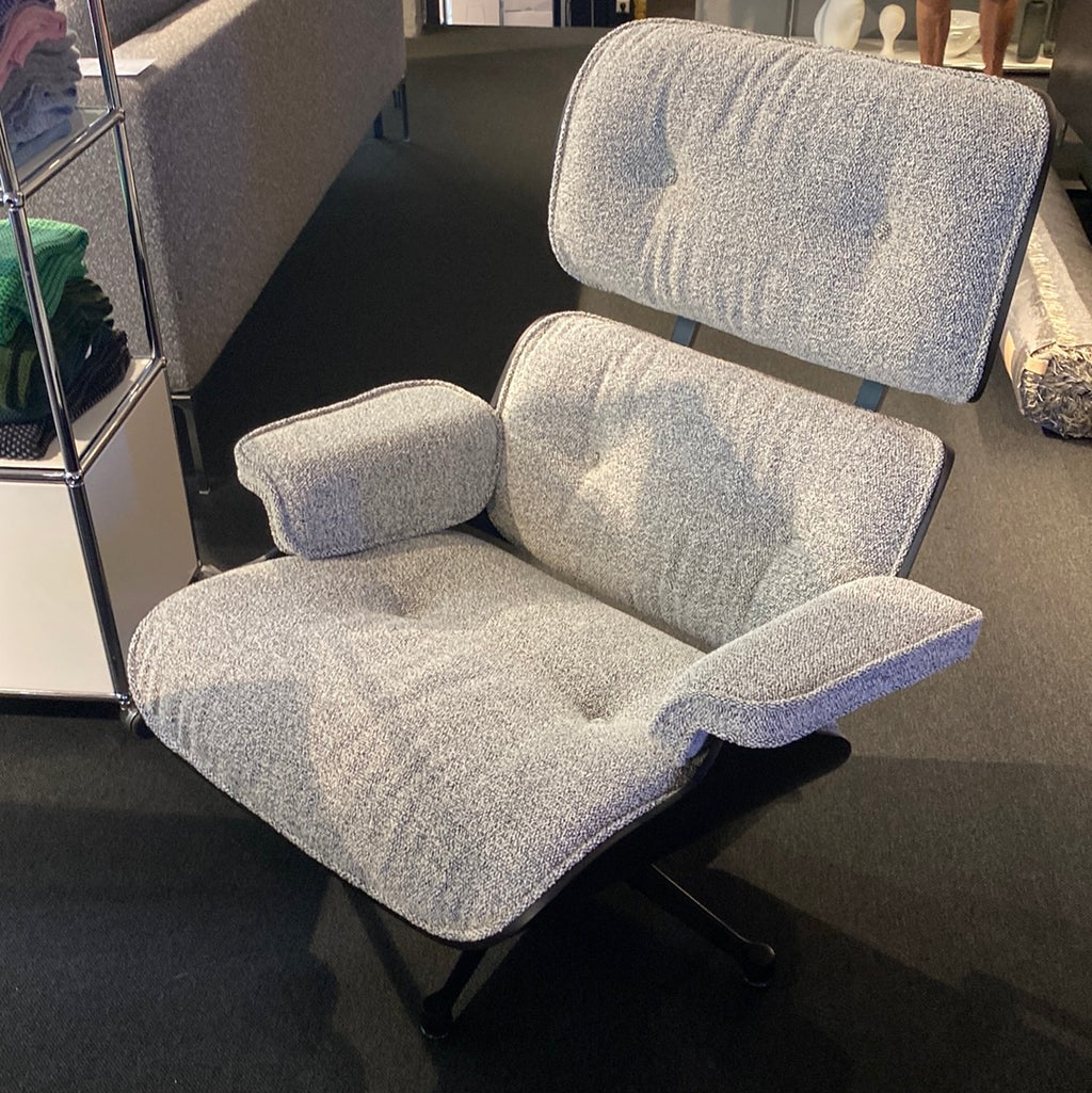 Eames Lounge Chair Sessel & Ottoman in Stoff Nubia