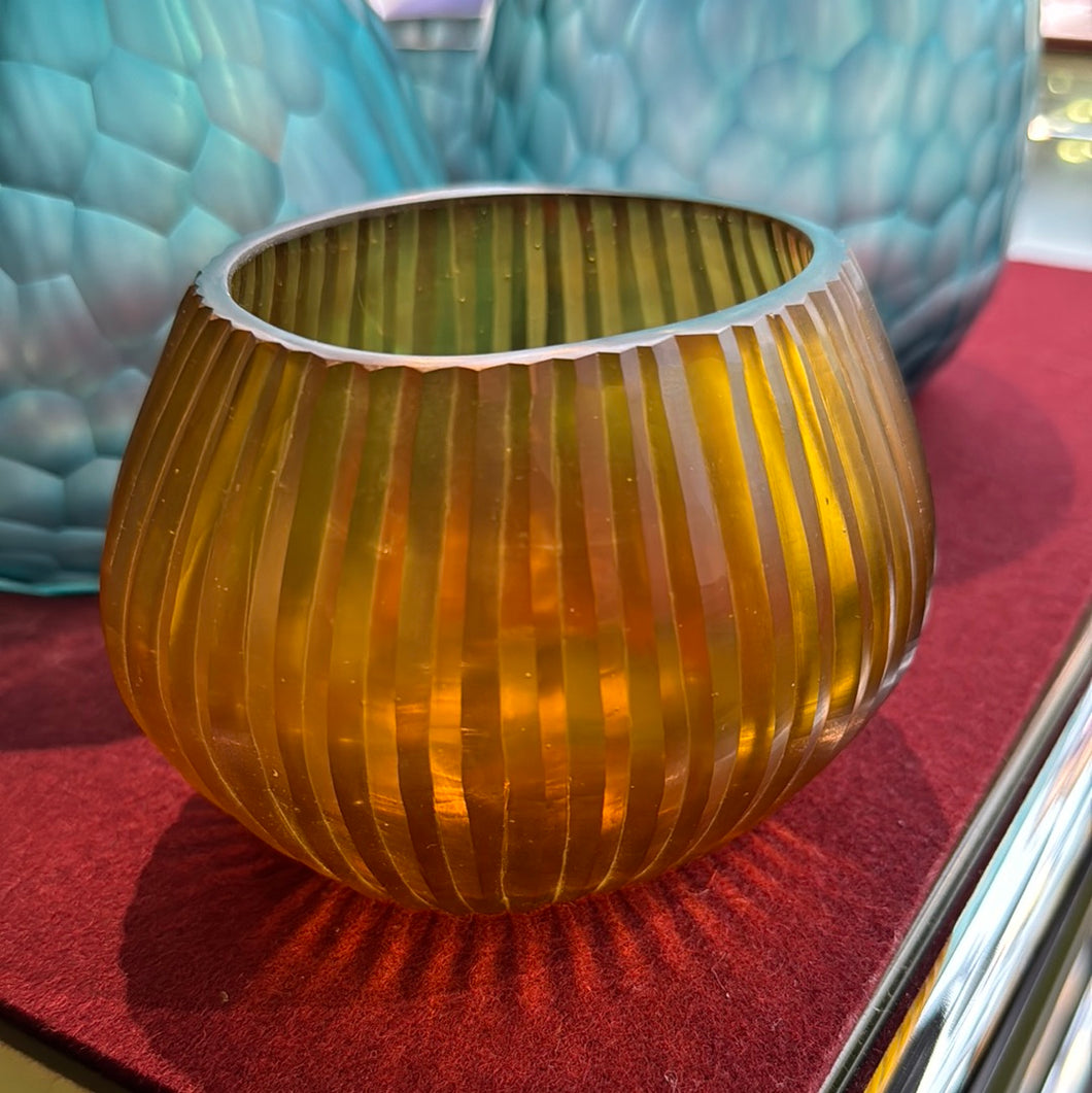 Guaxs Vase „Nagaa“ Tealight - gold