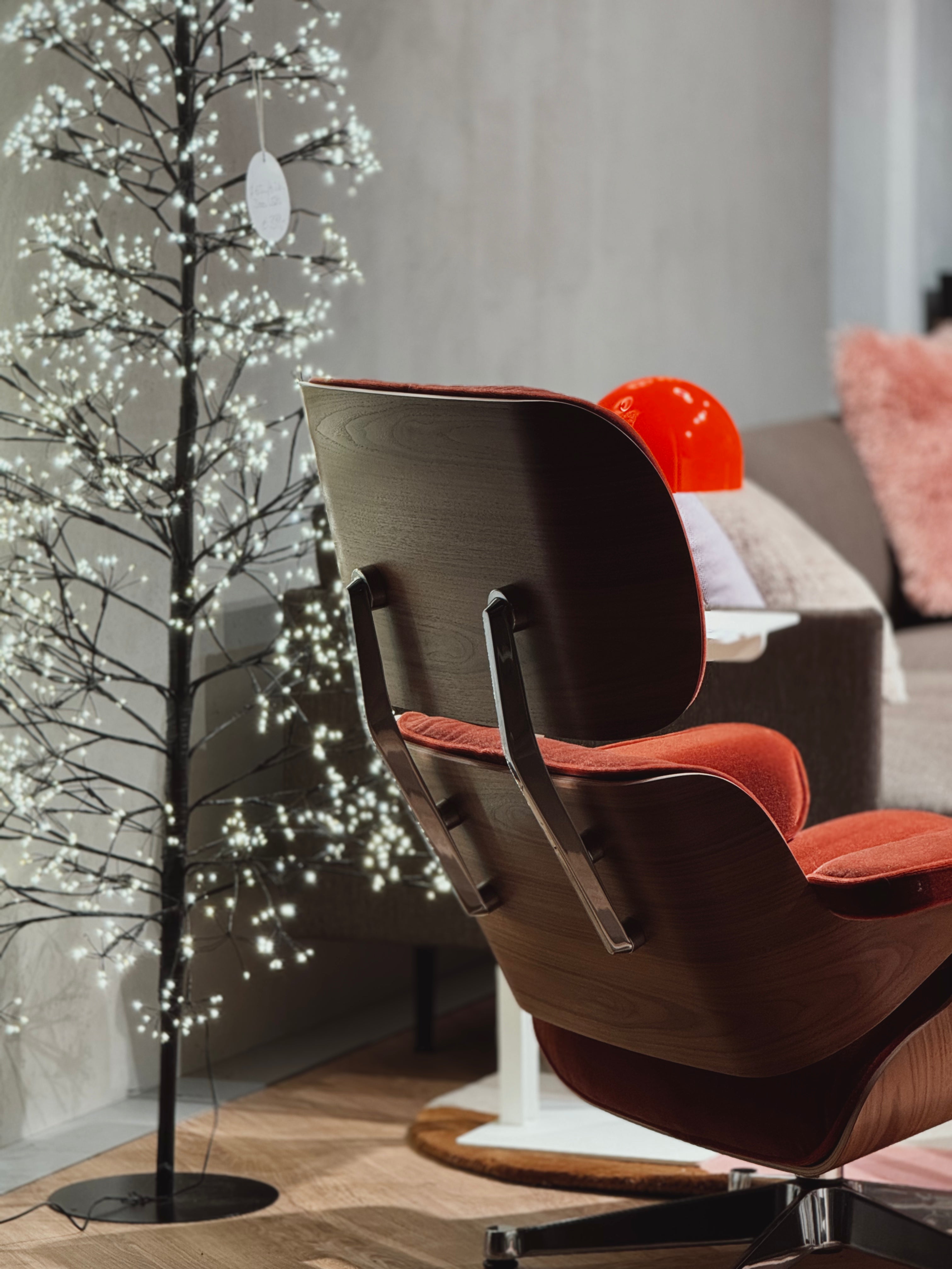 Eames Lounge Chair Sessel mit Ottomane von vitra
