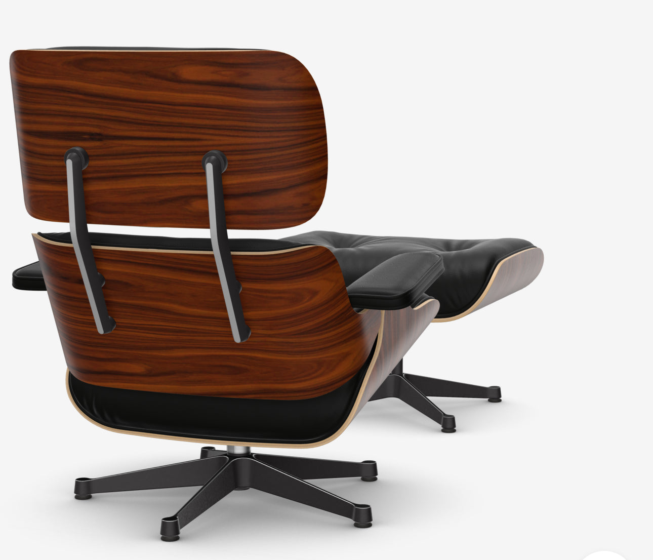 Eames Lounge Chair Sessel mit Ottomane von vitra