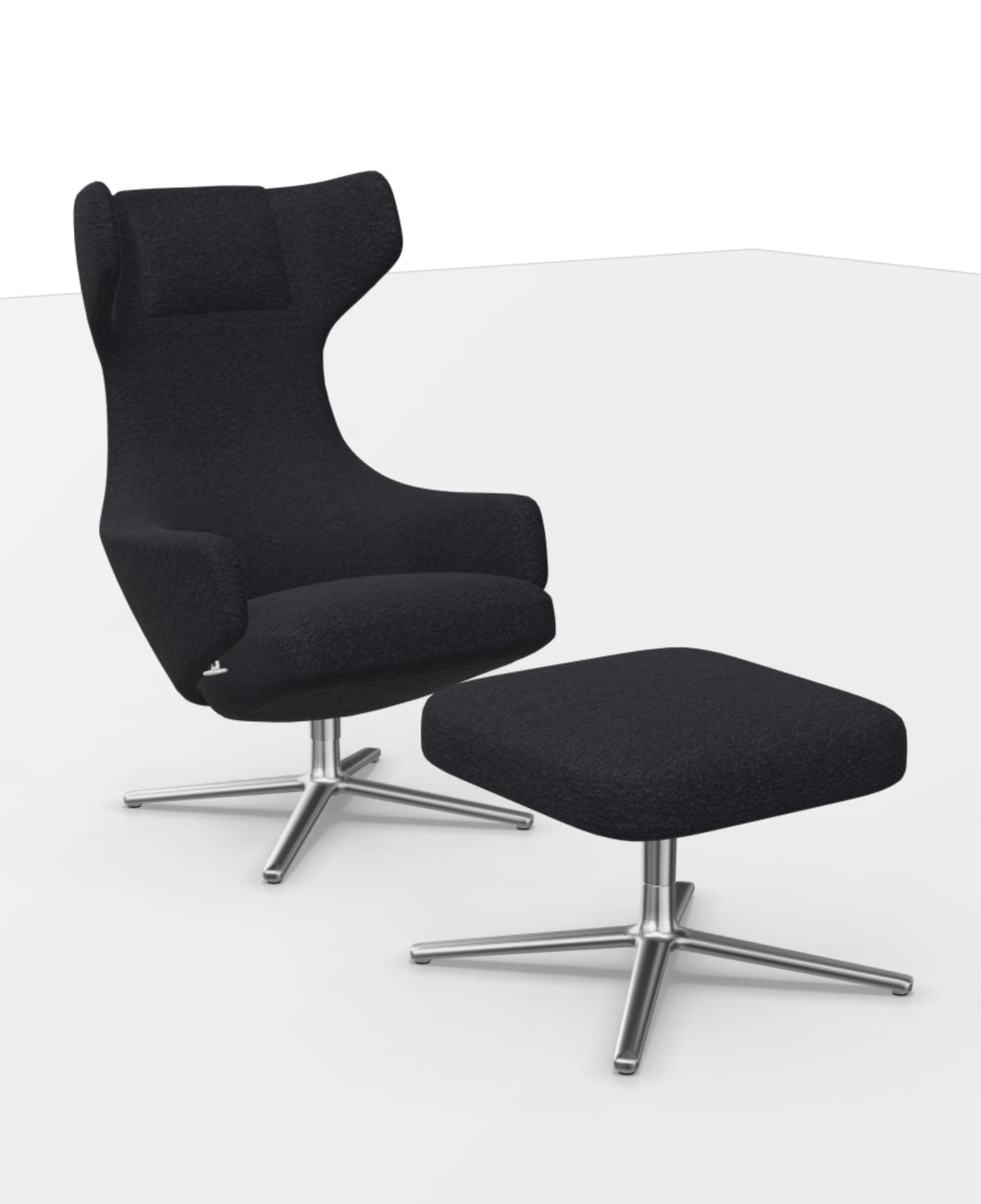 Sessel Grand Repos mit Ottoman von vitra