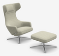 Sessel Grand Repos mit Ottoman von vitra
