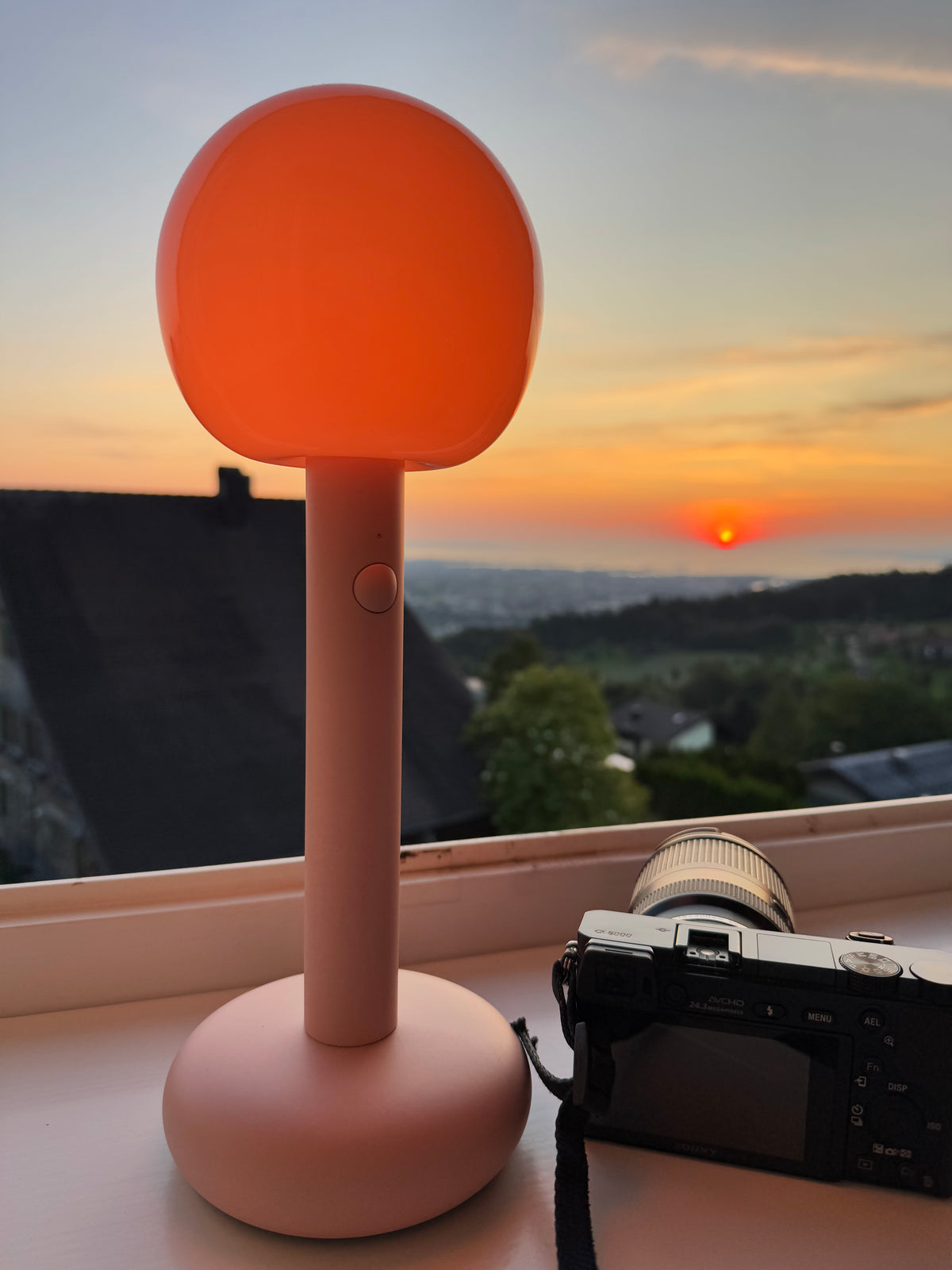Fire Akkuleuchte von Grau