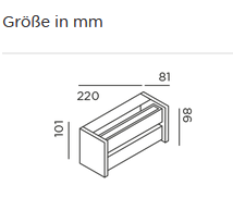 Outdoor Wandleuchte Slat IP44 Sonderpreis