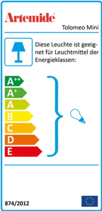 Schreibtischleuchte Tolomeo Mini inkl. Fuß Artemide