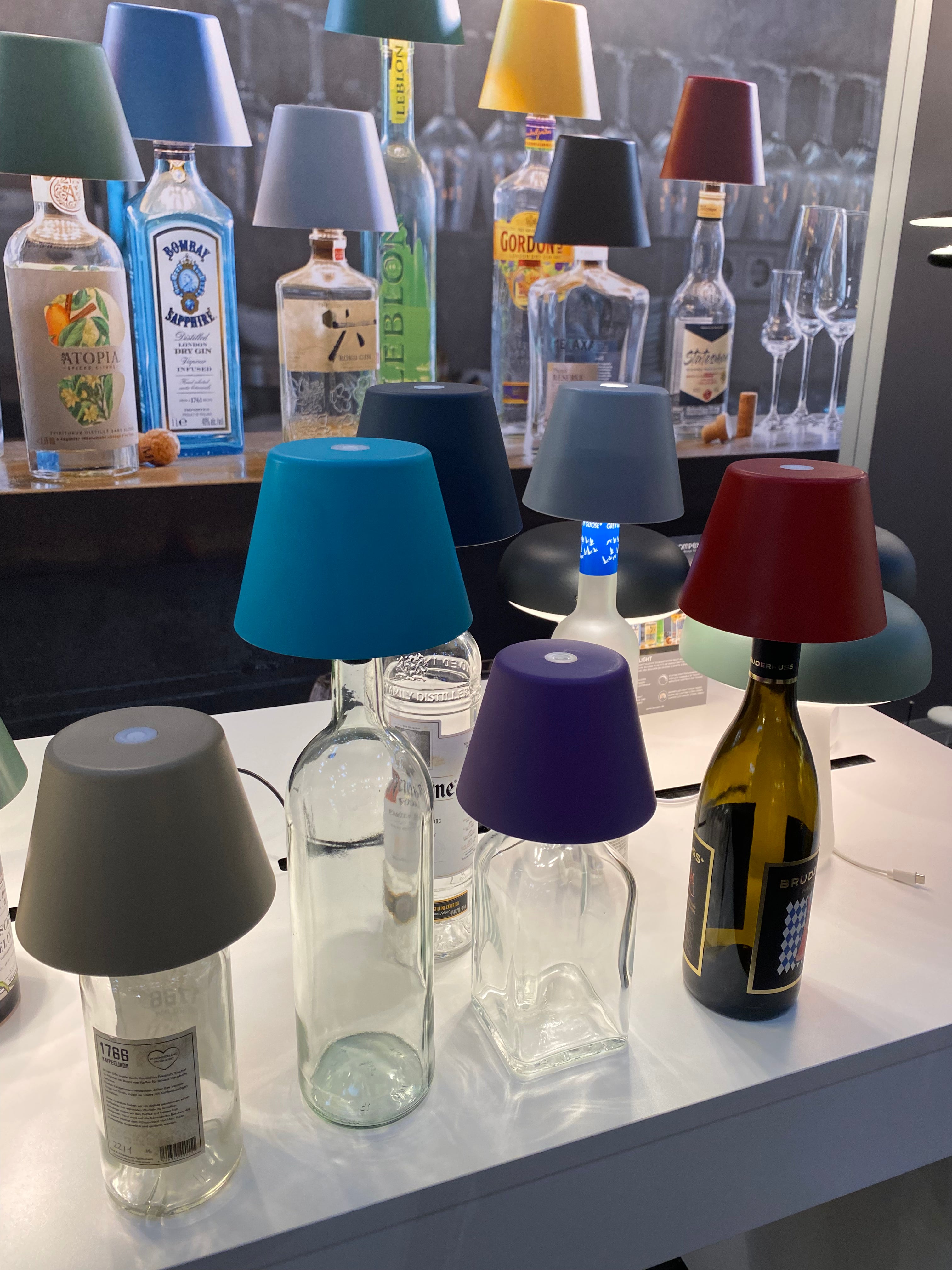 Akkuleuchte Top 2.0 RGB Flaschenleuchte